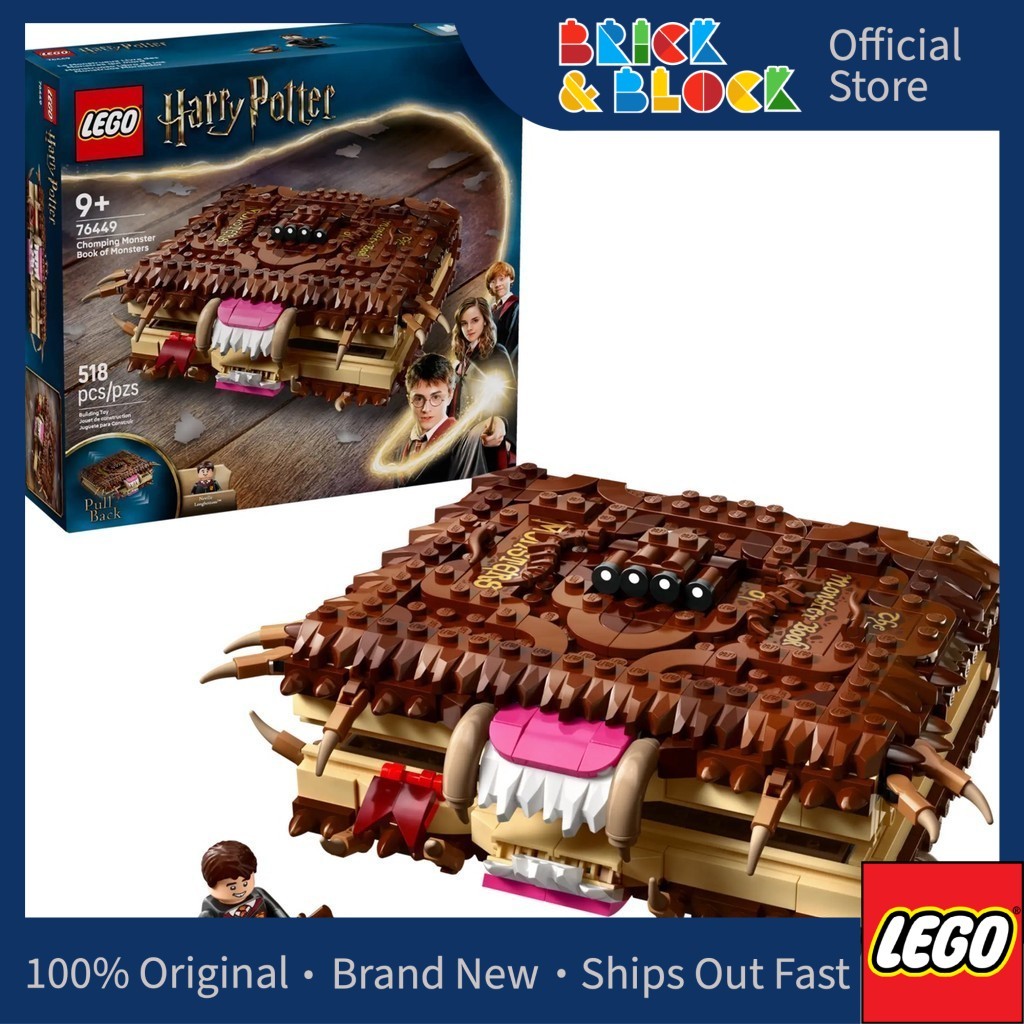 LEGO 76449 Chomping Monster Book of Monsters | LEGO Harry Potter ...