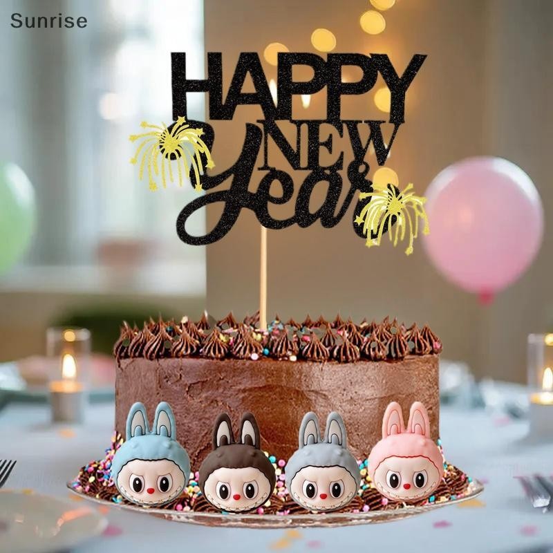 [sunrise] Cartoon Labubu Spirit Figure Cake Decorations Cute 3D Labubu ...