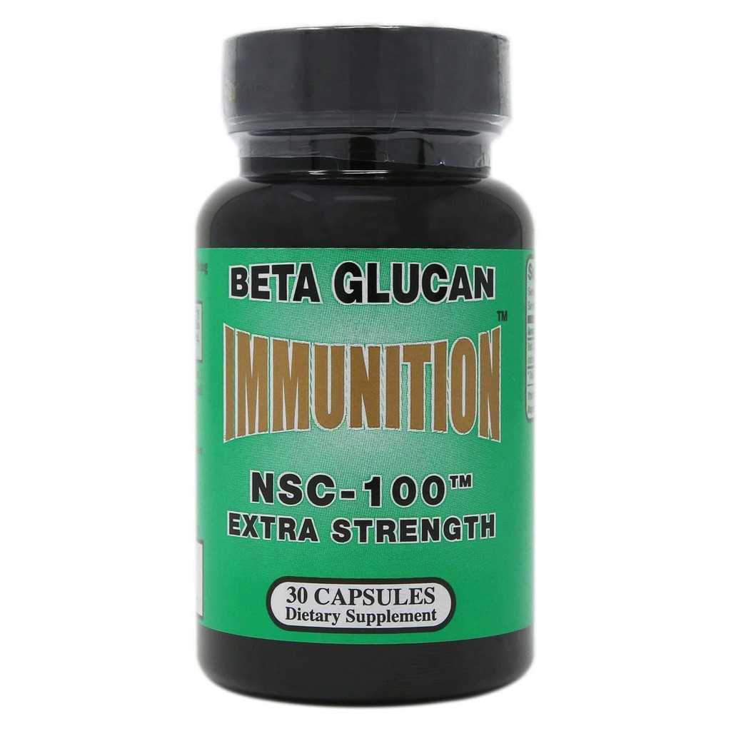 NSC 100 Extra Strength Beta Glucan (30 Capsules) Shopee Singapore