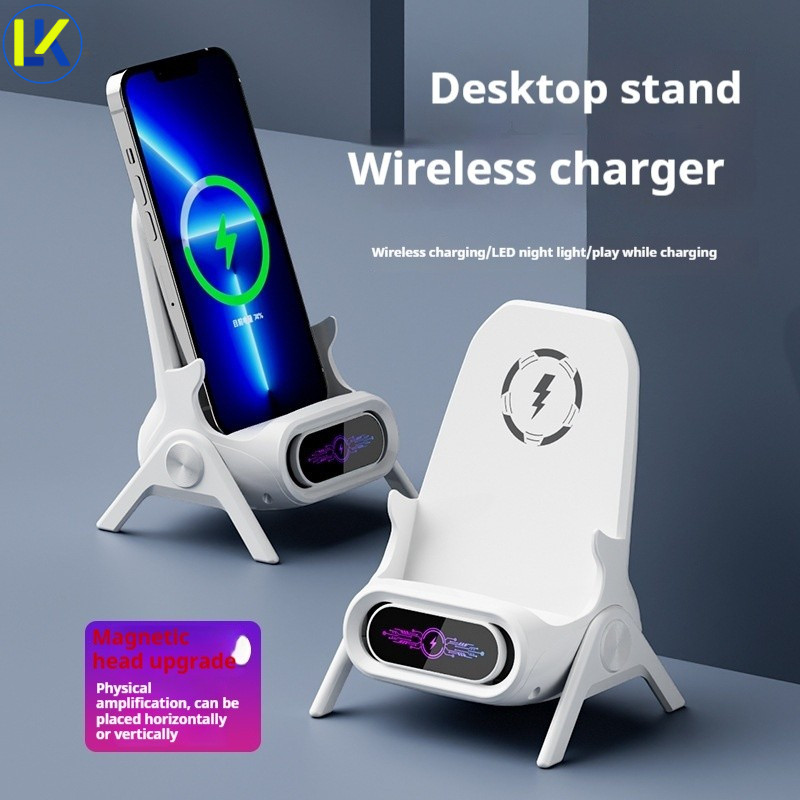 (SG)15W Wireless Charger Stand Fast Charging Non-slip Portable Charging ...