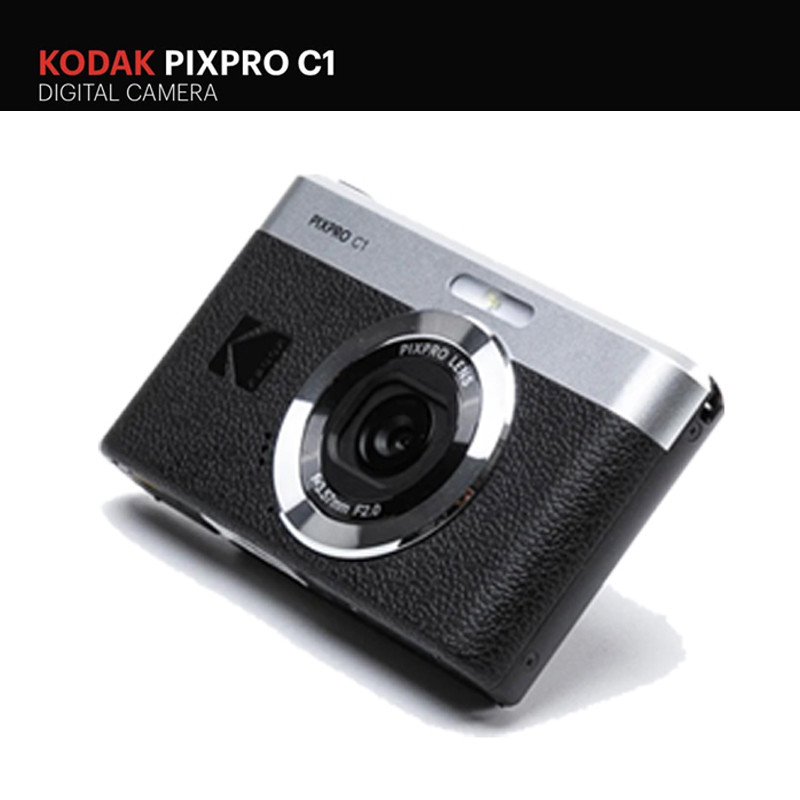 Kodak PIXPRO C1 Tilting LCD Compact Digital Camera Black 13MP