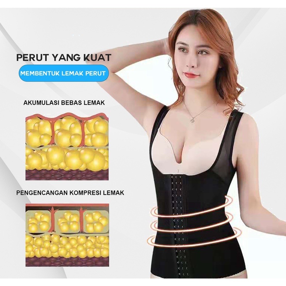 Popmaker Shop Korset Slimming Perut BR66 Long Torso - Gambar 2