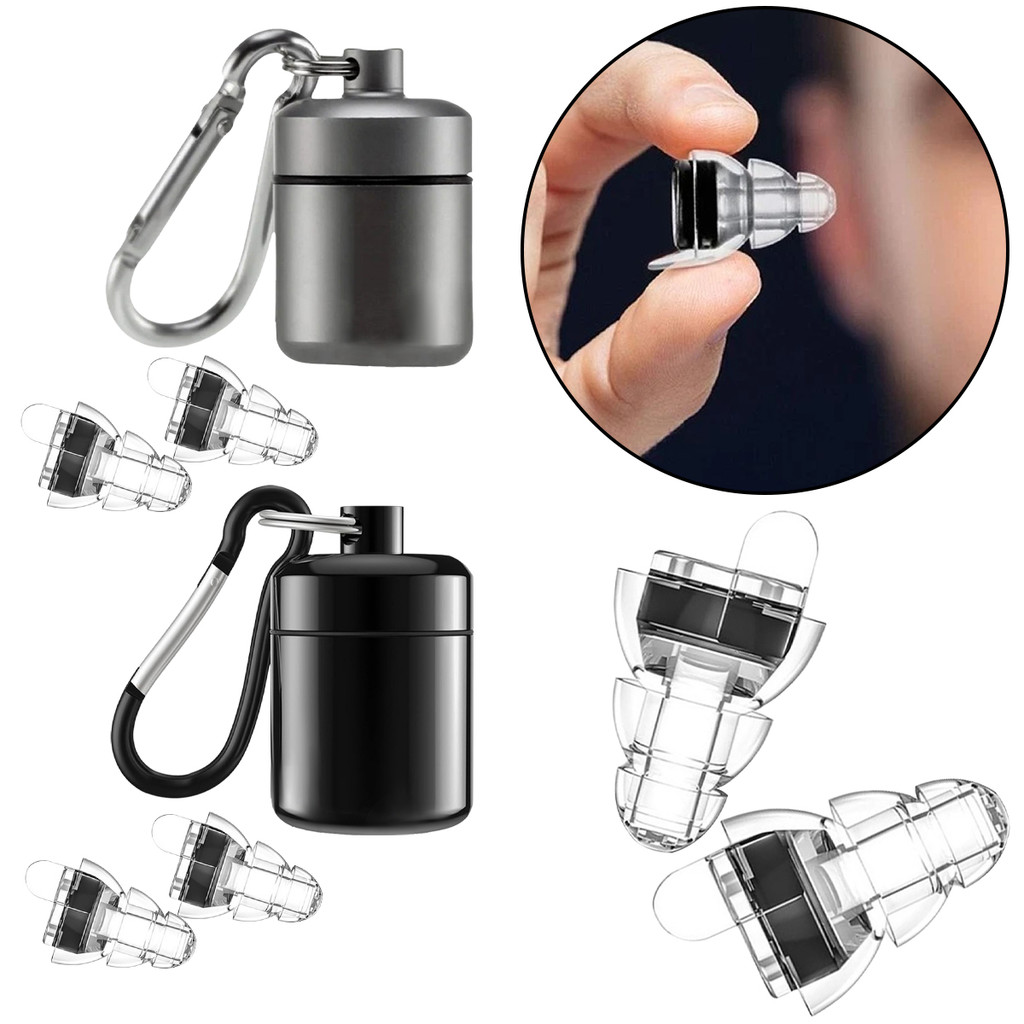 1 Pairs Soft Silicone Ear Plugs Ear Protection Reusable Professional ...