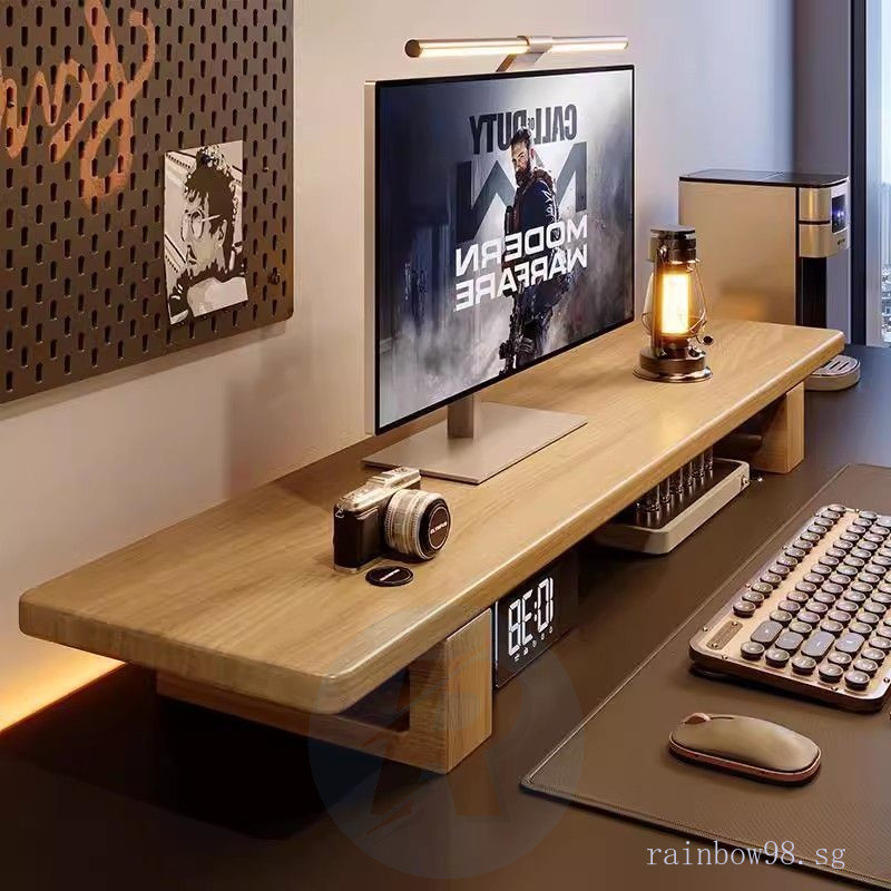 Monitor Elevated Rack Desktop Office Table Holder Carrier Desktop ...