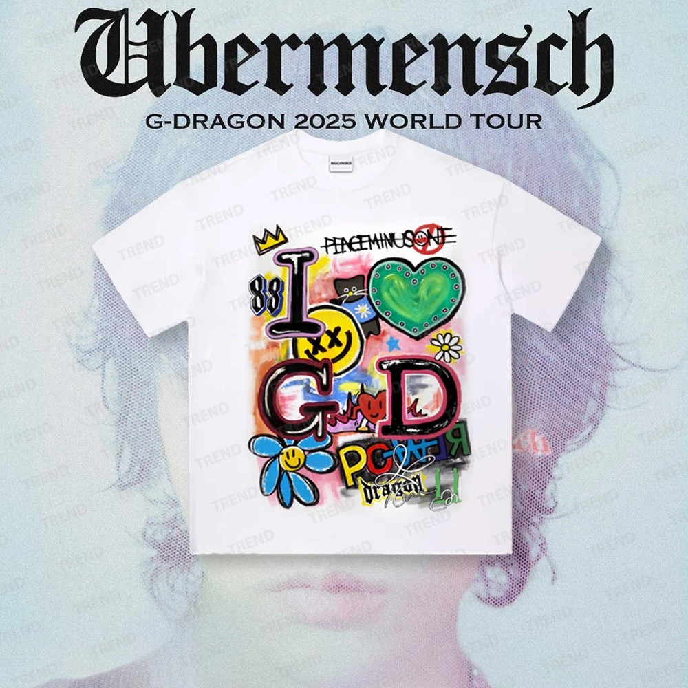 G-DRAGON 2025 WORLD TOUR Übermensch Tシャツ G-dragon Ubermensch World Tour 2025 shirt, hoodie, sweater, long