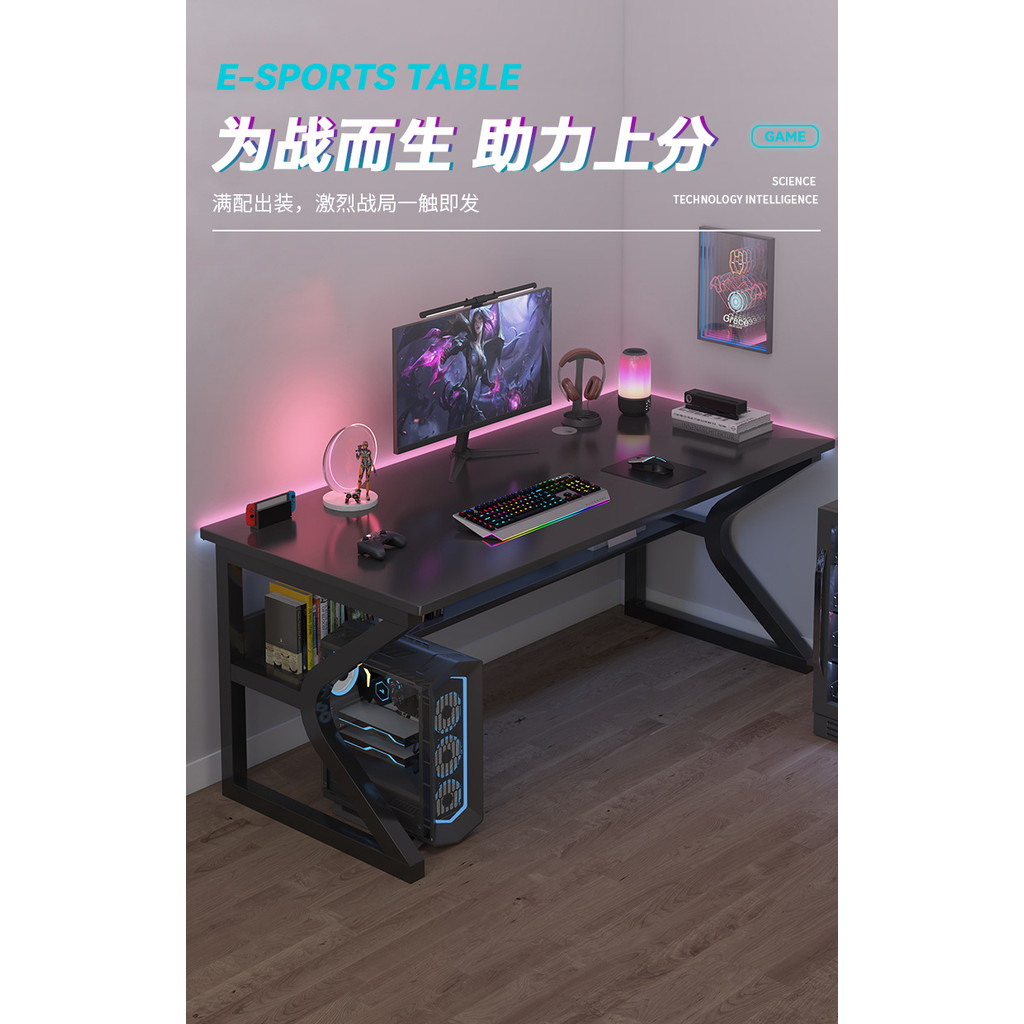 Writing Desk Workbench Computer Desk Home Student Gaming Desk Bedroom ...