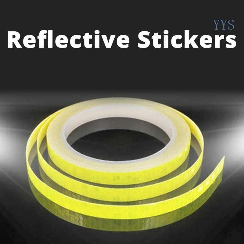 YYS Road Bike Reflective Sticker Wheel Decals Outdoor Safety Warning ...