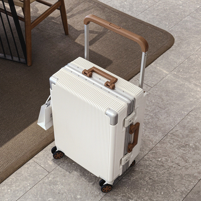 New Design Wide Pull Rod Trolley Case Travel Suitcase Male 20/24/26 ...