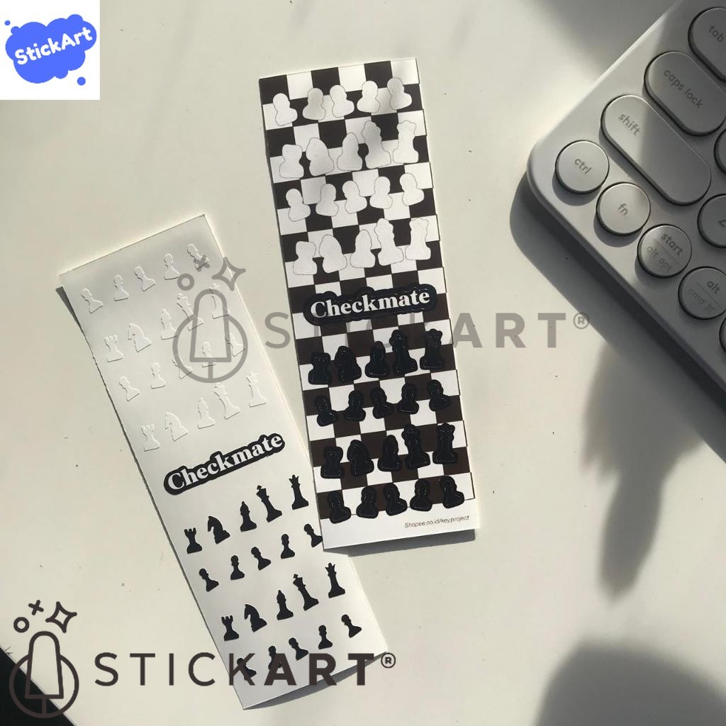 [STICKART] Chess Stickers Chess Stickers/ Journal Decoration Stickers ...