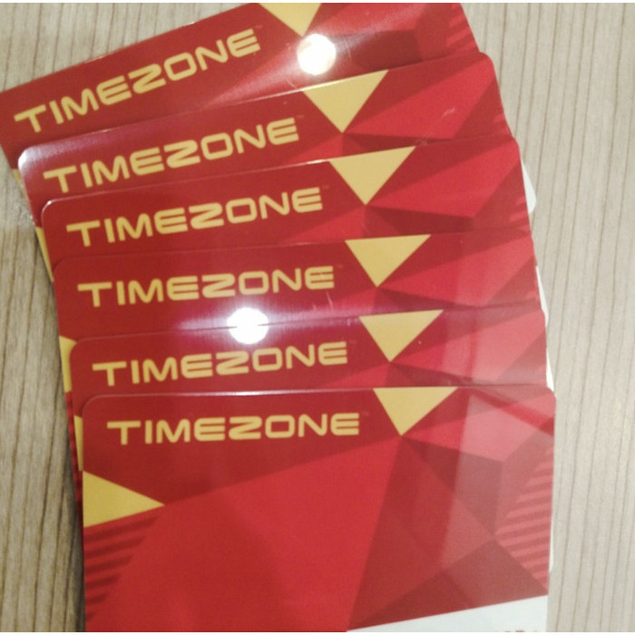 MERAH RED TIMEZONE CARD CAN FIT TIMEZONE APP (FUN APPS) | Shopee Singapore