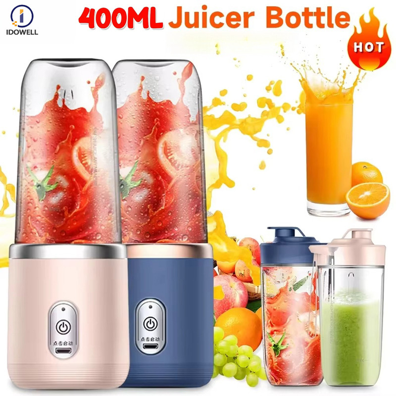 IDOWELL Portable Juicer 400ml Fruit Juicer Blender Small Electric ...