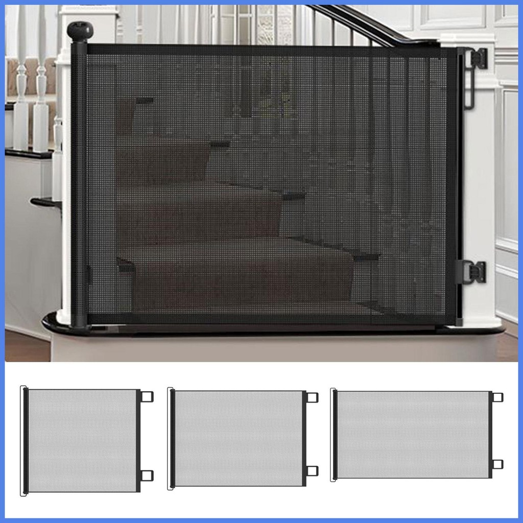 Retractable Dog Gate Retractable Safety Gate Stair Door Partition ...