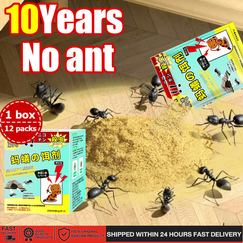 【READY STOCK】12 bags/box Ant killer powder Termite powder Ants ...