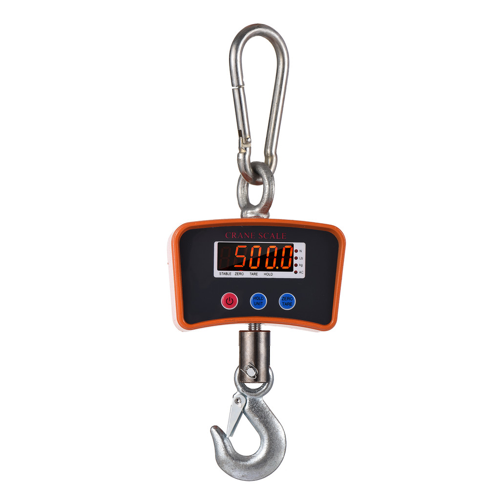 tolotw 500kg/ 1102lbs Digital LED Hanging Scale Portable Heavy Duty ...