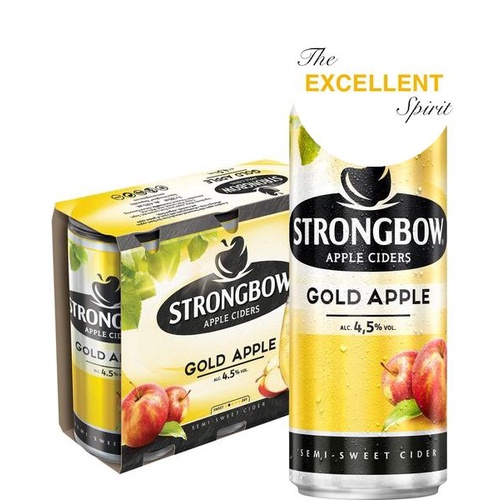 Strongbow Apple Cider Medium Dry Can 3pcs 320ml Shopee Singapore