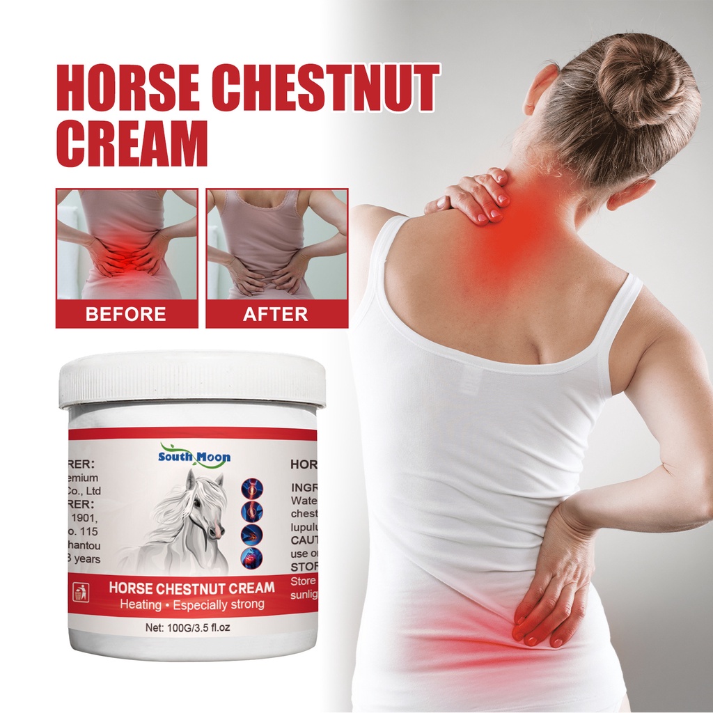 German Rheumatic Joint Pain Relief Cold Cream, Horse Chestnut Gel Cream