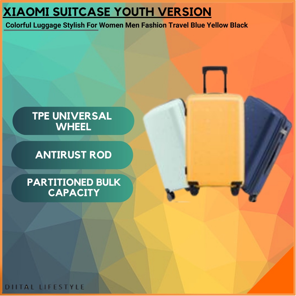 Original Xiaomi Mi Youth Version Suitcase 20-inch 25-inch 36L TSA Lock ...