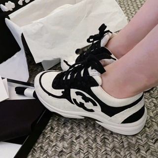 Chanel white sneakers  Walking shoes women, Womens shoes wedges