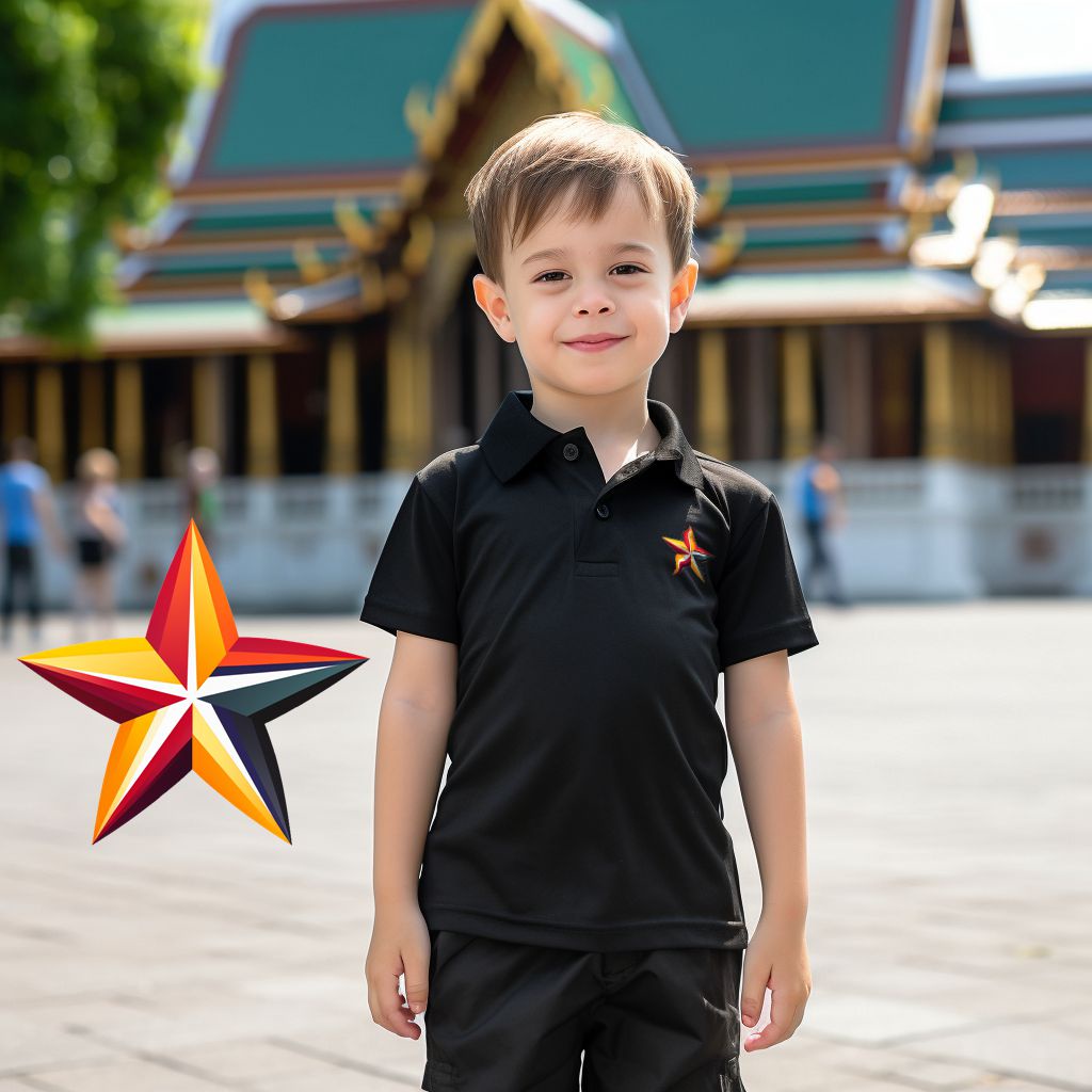 Black polo cheap shirt junior