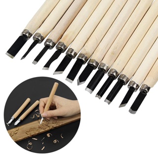 Carving Professional 3/8/10Pcs Tungsten Steel Stone Carving Hand Tools Set  Stone Carving Chisel Set Woodworking Carving Tool Wood (Color : 10PCS, Size