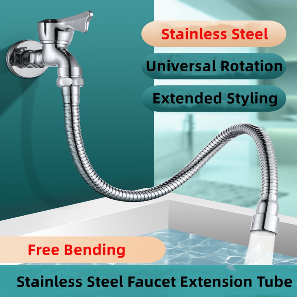 Universal Faucet Extender 360 Degree Rotating AntiSplash Head Nozzle Aerator Bendable Sink