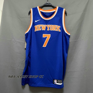 Men's New York Knicks Carmelo Anthony #7 Nike Black 2020/21 Swingman Jersey  - City Edition