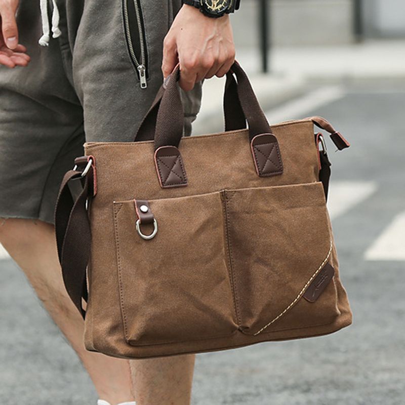 Mens canvas satchel on sale bags