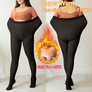 Winter Super Thick Cashmere Wool Leggings for Women Fuzzy High Waist Plus  Size Warm Thermal Tights Pants