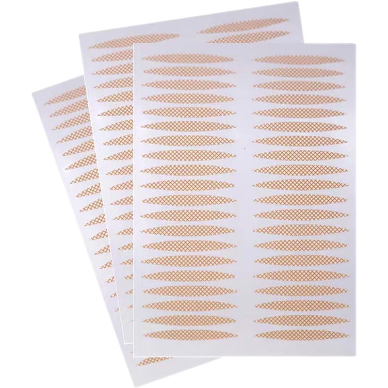 Double Eyelid Sticker Single-Sided Invisible Mesh Lace Skin Tone ...