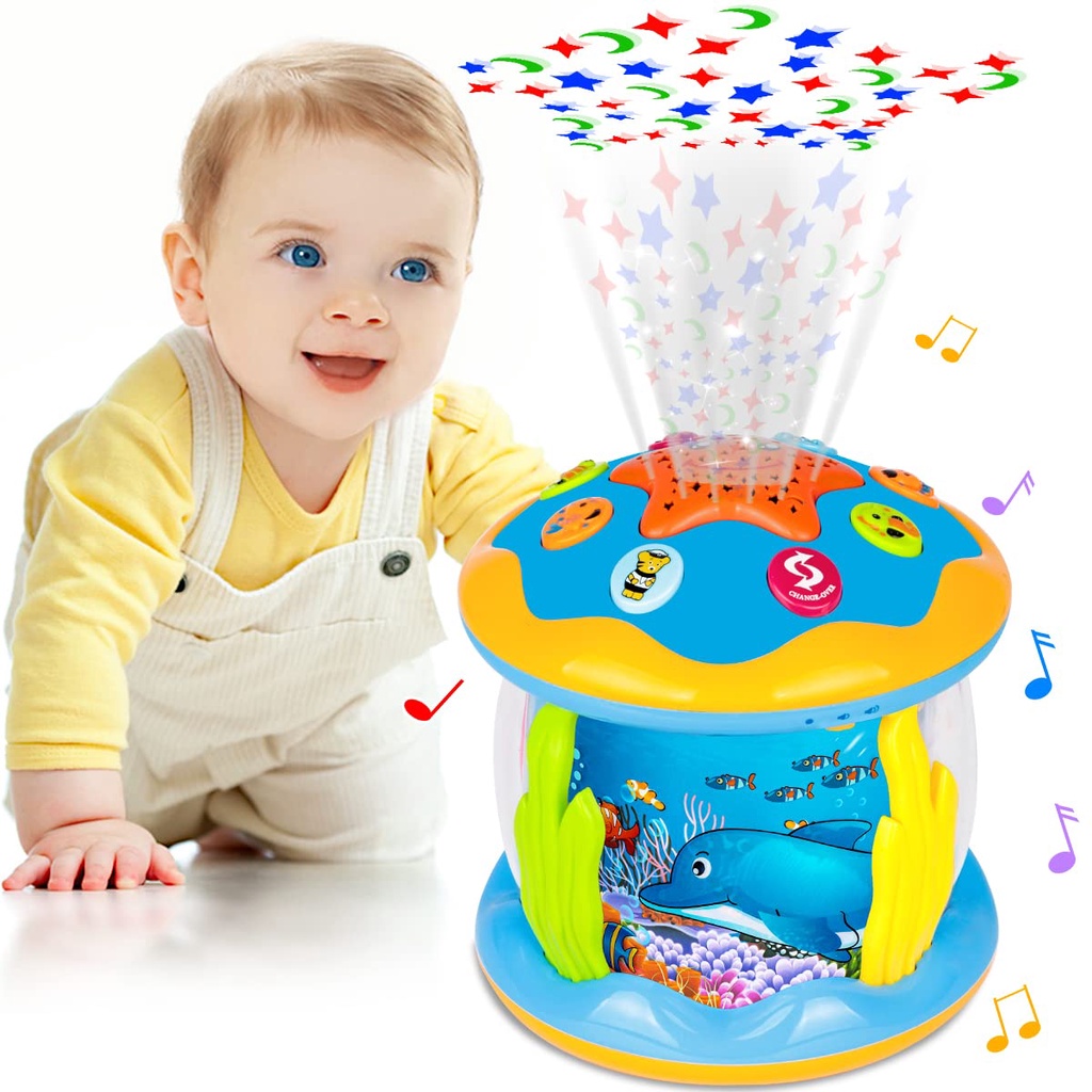 Baby Toys to 12 Months in Baby Musical Ocean Rotating Toys