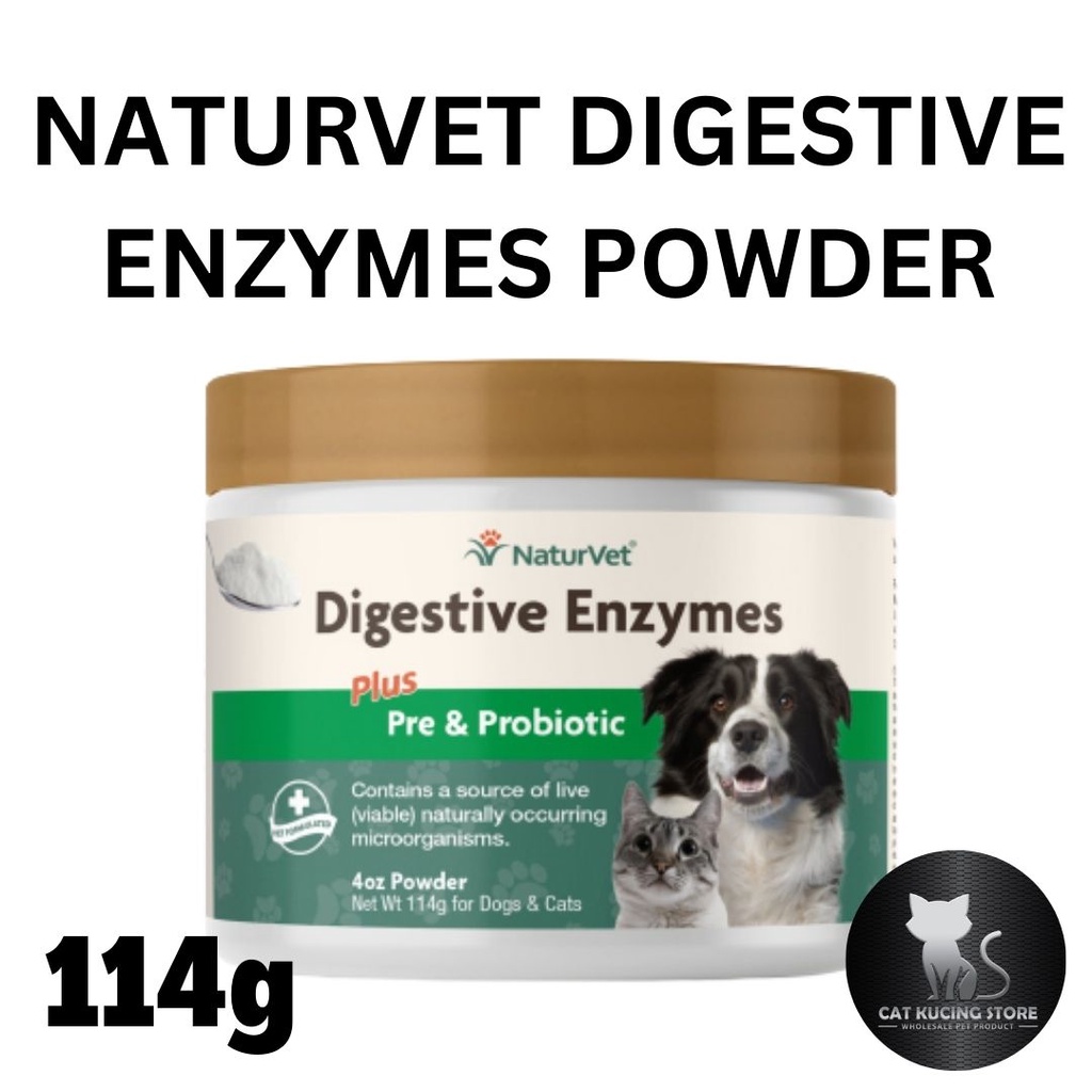 Naturvet digestive enzymes plus pre hot sale and probiotic