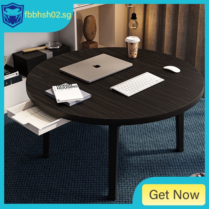 [48h Shipping] bed desk foldable balcony small round table computer ...