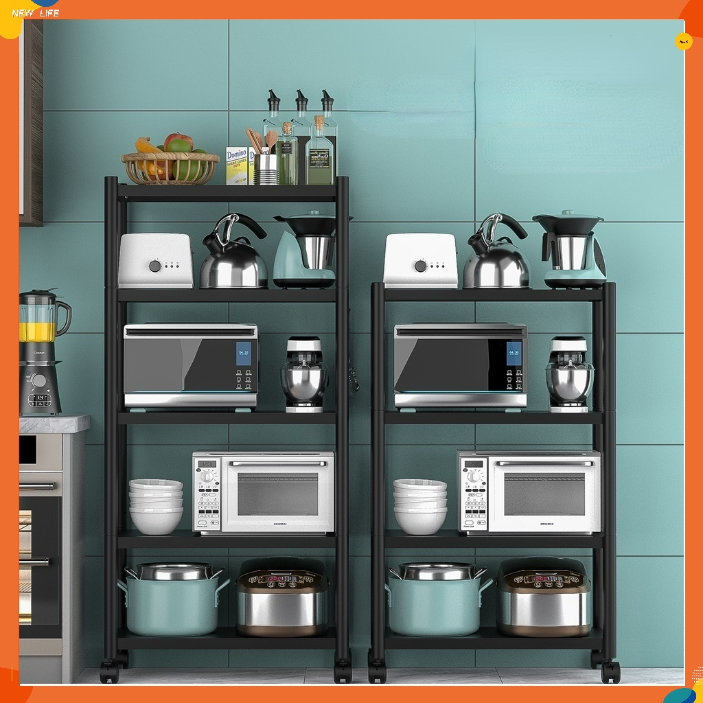 Foldable Rack Storage Rack Floor Storage Rack Home Multitier Kitchen