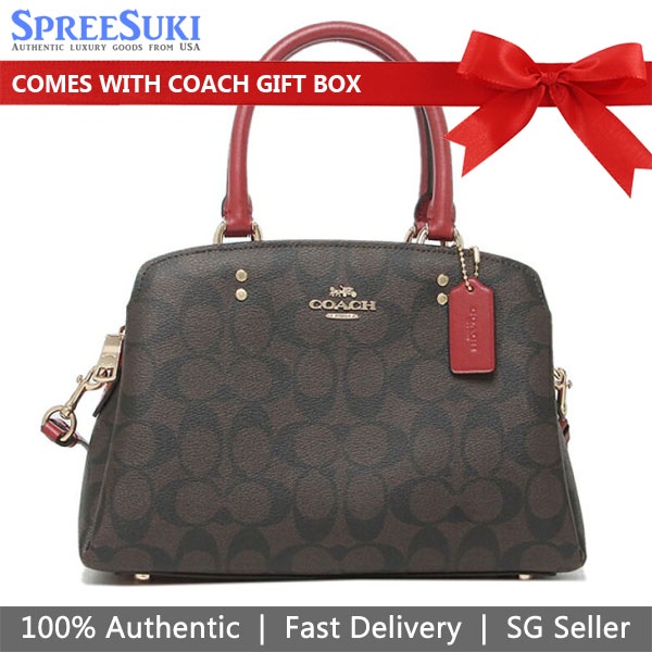 SpreeSuki - Coach Crossbody Bag In Gift Box Mini Bennett Satchel