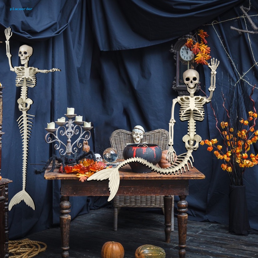 [PO] Halloween Skeleton Mermaid Realistic Life-size Skeleton Mermaid ...