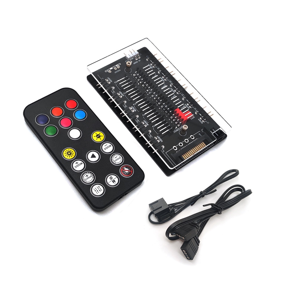 Desktop Computer Case Fan Light Controller PWM 5V 3Pin ARGB Magic