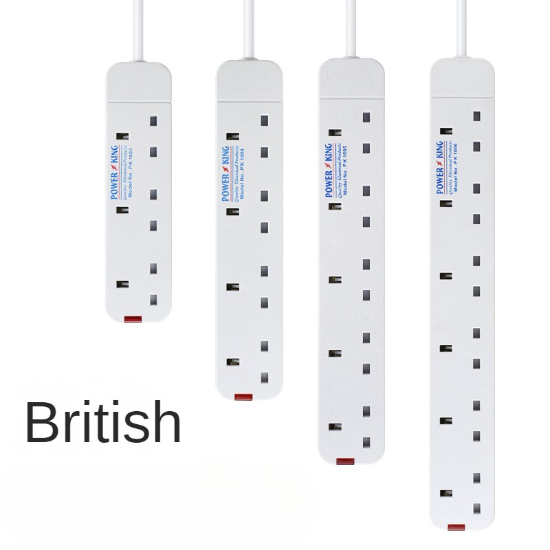 British three pin Standard Socket Power Switch Socket British British Standard Power Strip