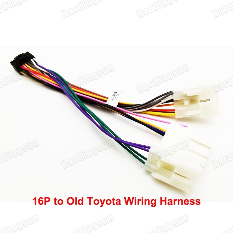 16P Car Head Unit Wire Harness Adapter For Toyota OEM Car Radio Harness