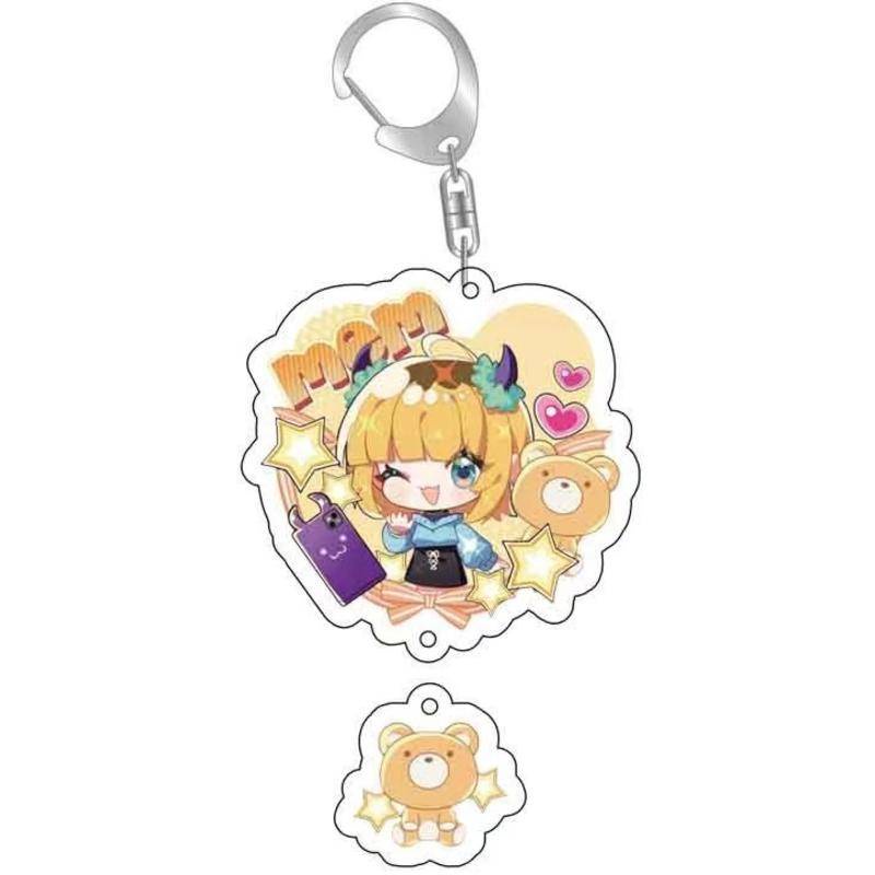 Pinstant Oshi no Ko My Favorite Idol Ai Hoshino Anime Manga Keychain Key Tag Chain Fob Ring
