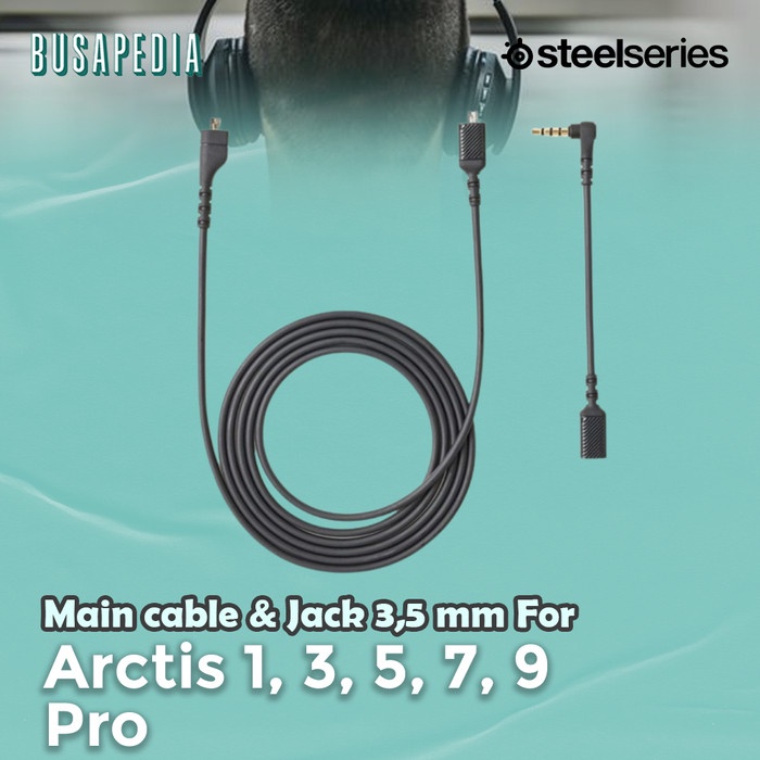 Steelseries Arctis Micro USB Cable 8-pin to Jack 3.5mm Aux Main Cable ...