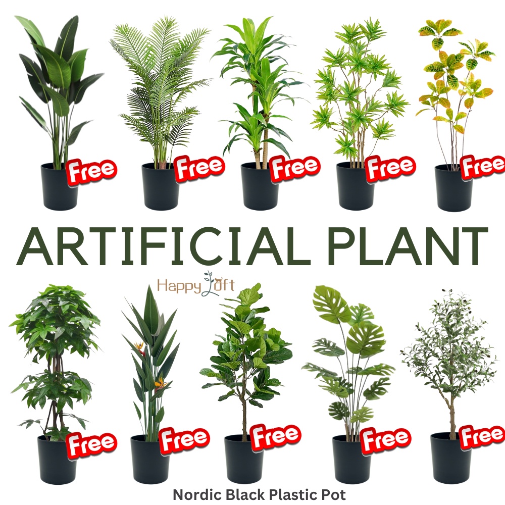 [SG SELLER] Artificial Plant Fake Tree Large Artificial Plant with Pot Potted Plants Home