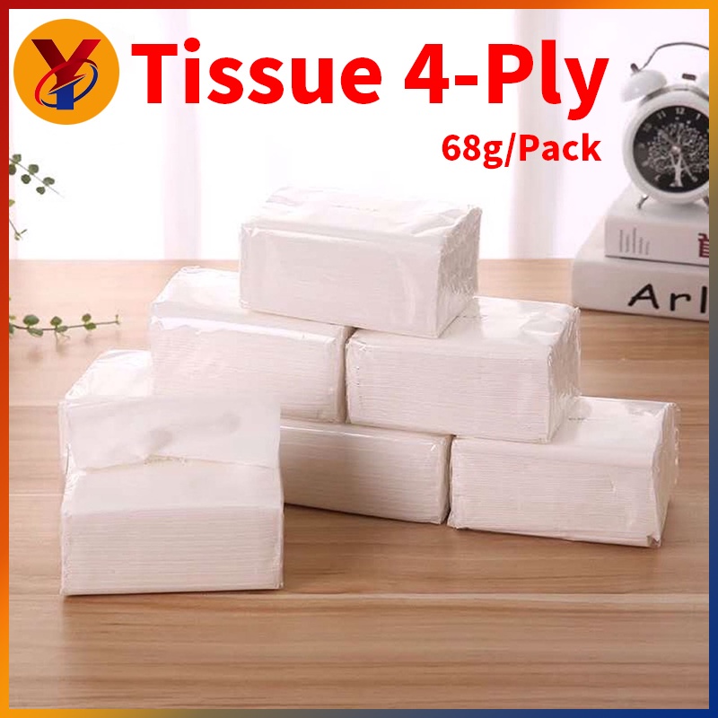 Young 【8 packing】 Facial Tissue order Tissue 4Ply Toilet Paper Facial Tissue Car Tissue