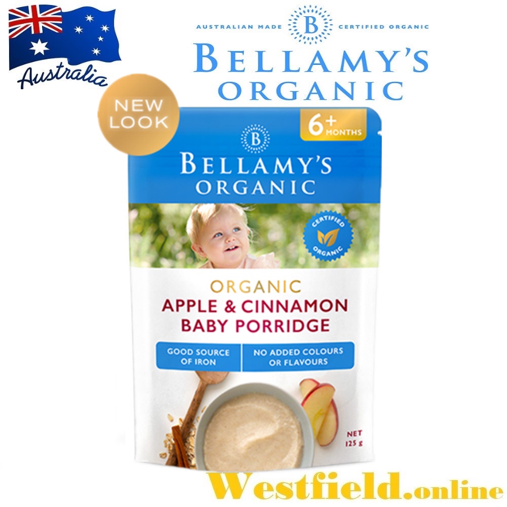 [australia Import Exp 04 2025] Bellamy's Organic Baby Rice Apple 