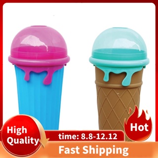 Slushy Cup, Slushy Maker Cup Upgraded 500ML TIK TOK Slushy Ice Cup Frozen  Magic Squeeze Cup Cooling Maker Cup Freeze Mug Milkshake Smoothie Mug 