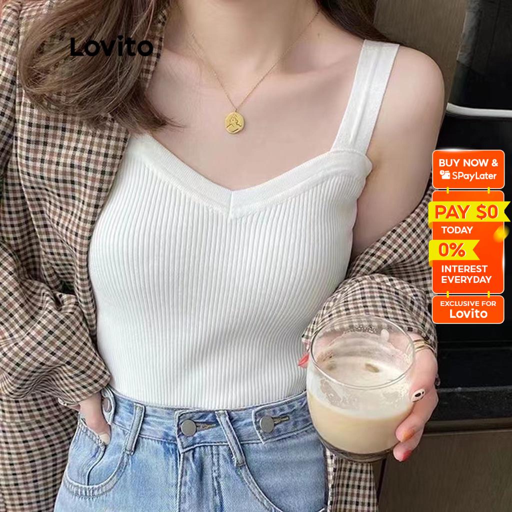 Contrast Trim Tie-Neck Sleeveless Rib-Knit Vest