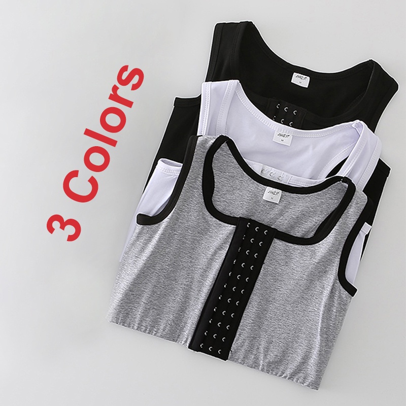 GXFCAI S-4xl Petto Del Seno Raccoglitore Transexual Vest Tomboy Lesbica Petto Raccoglitore Canottiera Reggiseno Casual Shapers Top Sh W7J6 Comfort Appiattire