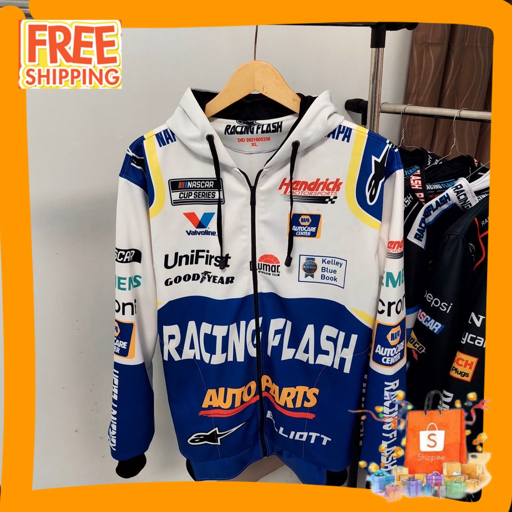 Nascar Racer Motorcycle Jacket/FLASH RACING Jacket/Attack Zone FLASH ...