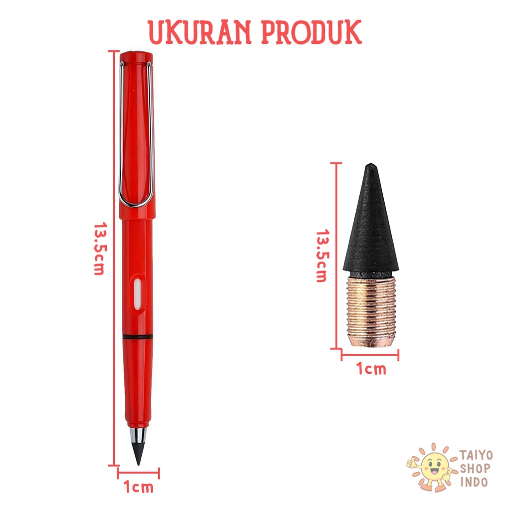 Taiyo Carbon Pen 500K Characters No Eraser Needed - Gambar 3