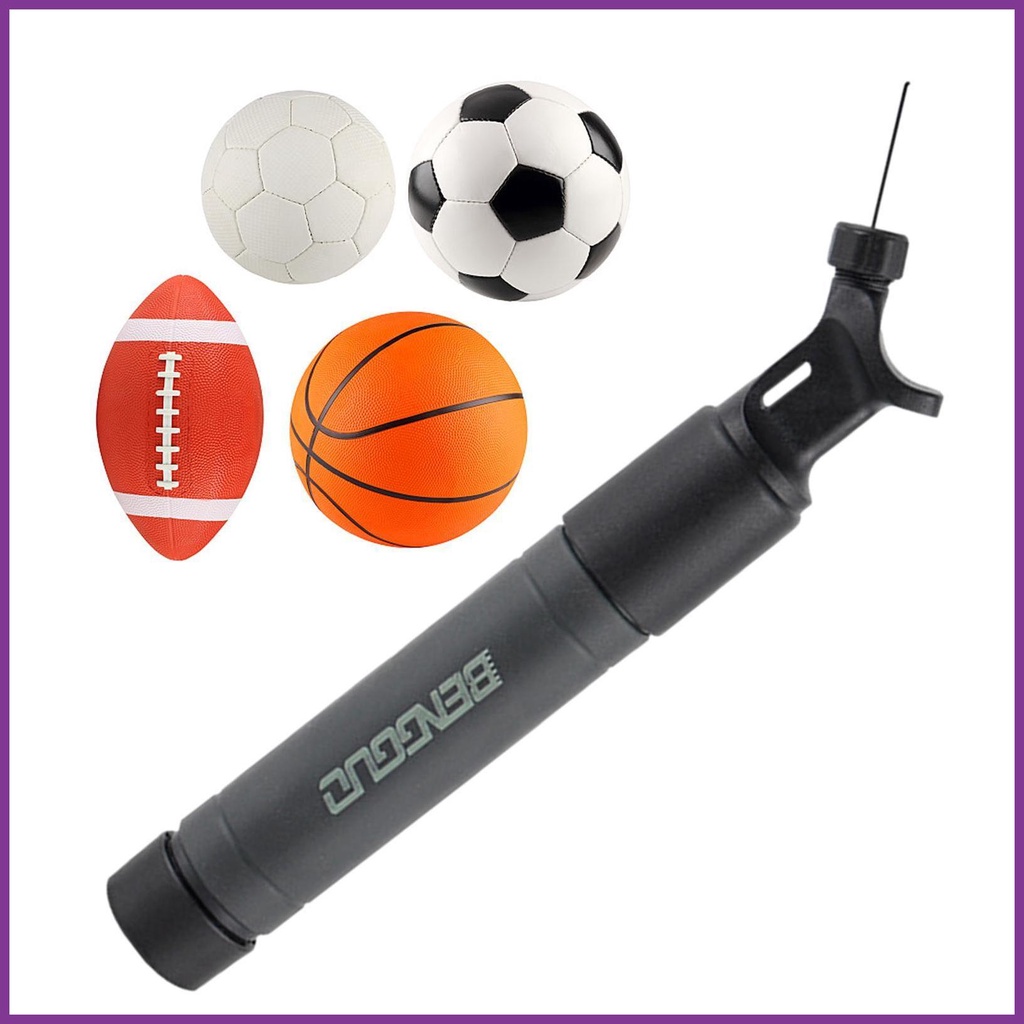 for Balls Mini Volleyball Pump with Needle Push & Pull Inflating System