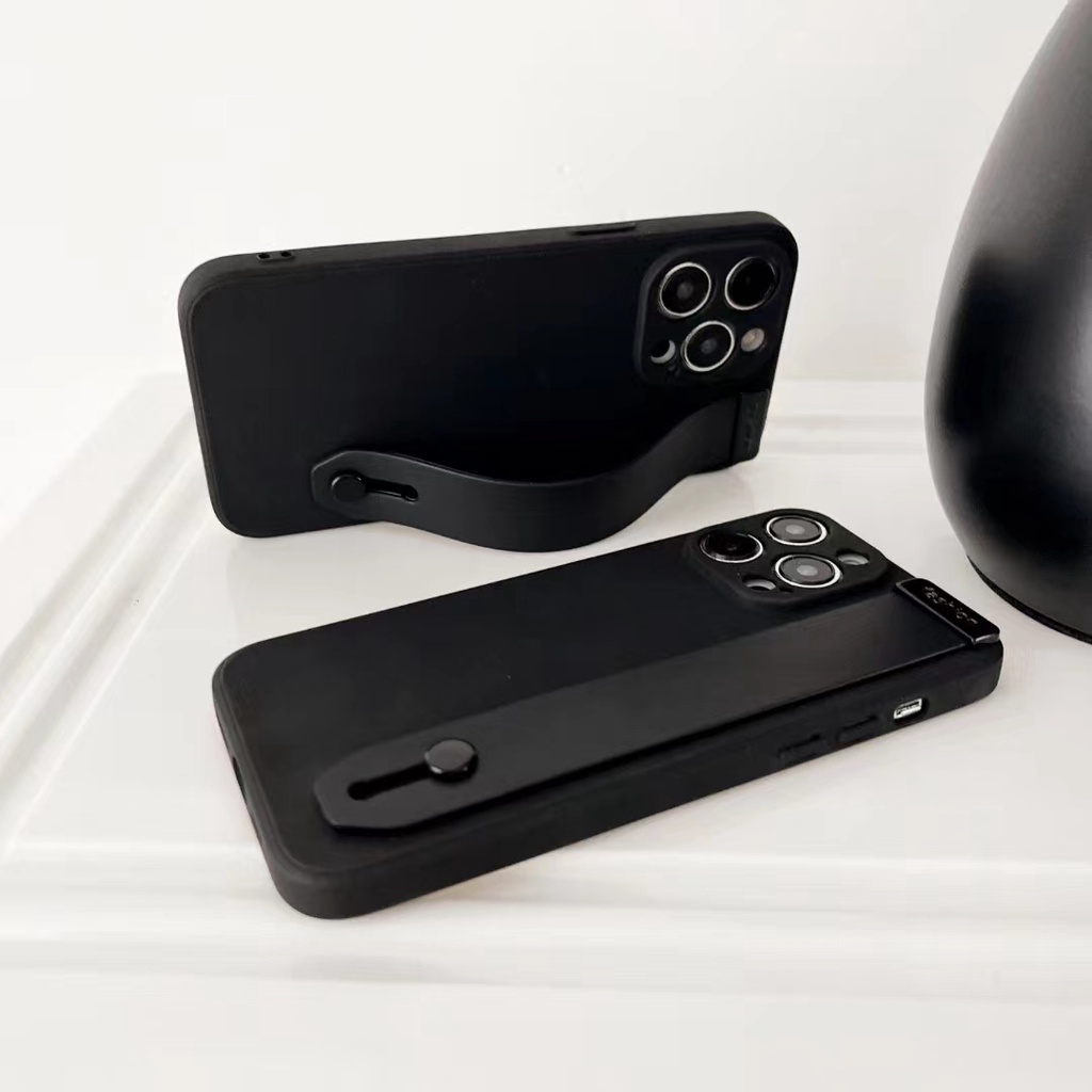 Wrist Strap Hand Band Silicone Case For iPhone 17 Air 16e 15 14 13